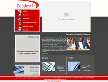 Tablet Screenshot of condovillecobrancas.com.br